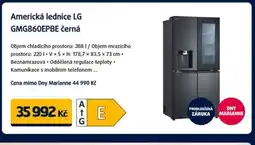 Datart Americká lednice LG GMG860EPBE černá nabídka