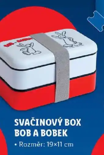 Lidl Svačinový box bob a bobek nabídka