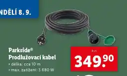 Lidl ParksideⓇ Prodlužovací kabel nabídka