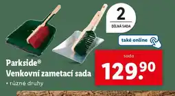 Lidl ParksideⓇ Venkovní zametací sada nabídka