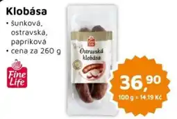 Můjobchod Klobása nabídka