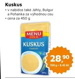 Můjobchod Menu Gold Kuskus nabídka
