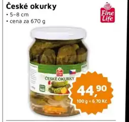 Můjobchod České okurky nabídka