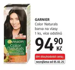 dm drogerie GARNIER Color Naturals barva nabídka