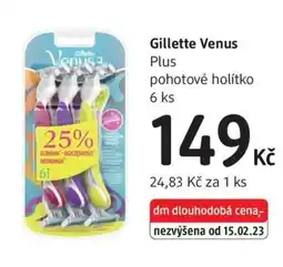 dm drogerie Gillette Venus Plus pohotové holítko nabídka