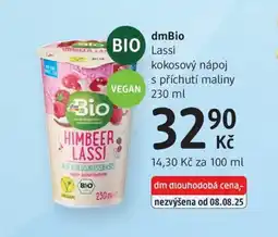 dm drogerie DmBio Lassi kokosový nápoj nabídka