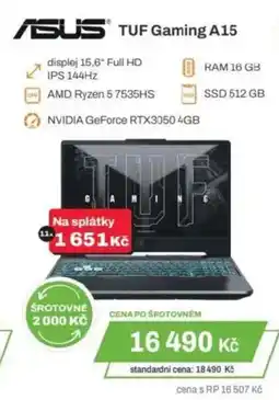 Expert ASUS TUF Gaming A15 nabídka