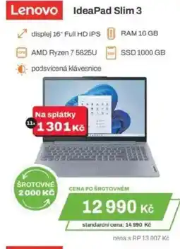 Expert Lenovo IdeaPad Slim 3 nabídka