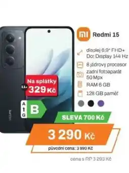 Expert Redmi 15 nabídka