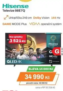 Expert Hisense Televize 98E7Q nabídka