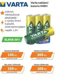 Expert VARTA nabíjecí baterie NiMH nabídka