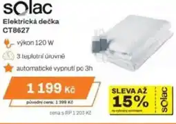 Expert Solac Elektrická dečka CT8627 nabídka