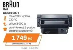 Expert BRAUN Grill CG50101GY nabídka
