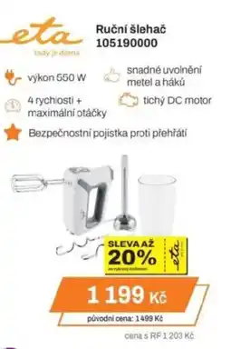 Expert ETA Ruční šlehač 105190000 nabídka