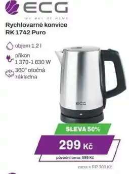 Expert ECG Rychlovarné konvice RK 1742 Puro nabídka