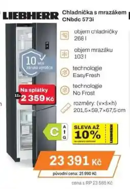 Expert LIEBHERR Chladnička s mrazákem CNbdc 573i nabídka