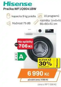 Expert Hisense Pračka WF1Q9041BW nabídka
