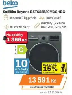 Expert Beko Sušička Beyond B5T682530MCSHBC nabídka