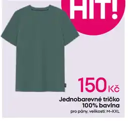 Pepco Jednobarevné tričko 100% bavlna nabídka