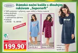 Norma Dámská noční košile s dlouhým rukávem „Supersoft“ nabídka