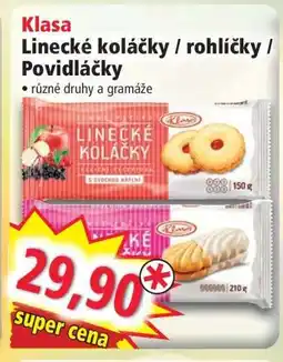 Norma Klasa Linecké koláčky / rohlíčky / Povidláčky nabídka