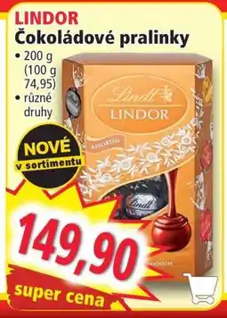 Norma LINDOR Čokoládové pralinky nabídka