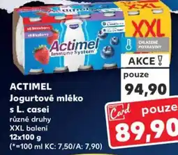 Kaufland ACTIMEL Jogurtové mléko s L. casei nabídka