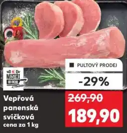 Kaufland Vepřová panenská svíčková nabídka