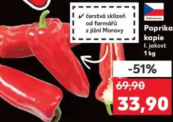 Kaufland Paprika kapie nabídka