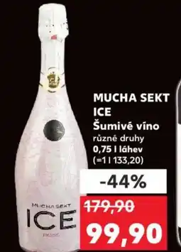 Kaufland MUCHA SEKT ICE Šumivé víno nabídka