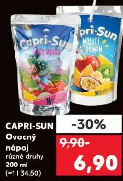 Kaufland CAPRI-SUN Ovocný nápoj nabídka