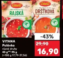 Kaufland VITANA Polévka nabídka