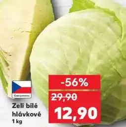 Kaufland Zelí bílé hlávkové nabídka