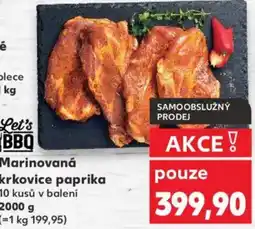 Kaufland Marinovaná krkovice paprika nabídka