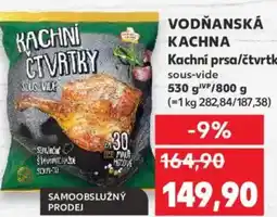 Kaufland VODŇANSKÁ KACHNA Kachní prsa/čtvrtky nabídka