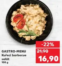 Kaufland GASTRO-MENU Kuřecí barbecue salát nabídka