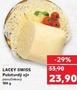Kaufland LACEY SWISS Polotvrdý sýr nabídka