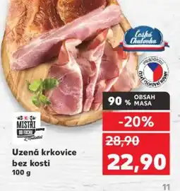 Kaufland Uzená krkovice bez kosti nabídka
