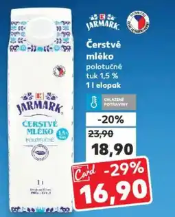 Kaufland Čerstvé mléko nabídka
