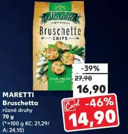 Kaufland MARETTI Bruschetta nabídka