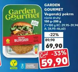 Kaufland GARDEN GOURMET Veganský pokrm nabídka