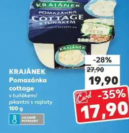 Kaufland KRAJÁNEK Pomazánka cottage nabídka