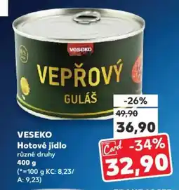 Kaufland VESEKO Hotové jídlo nabídka