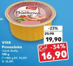Kaufland VIVA Pomazánka nabídka