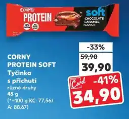 Kaufland CORNY PROTEIN SOFT Tyčinka s příchutí nabídka