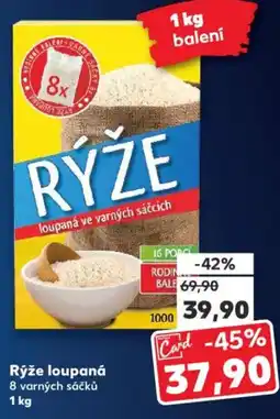 Kaufland Rýže loupaná 8 varných sáčků nabídka