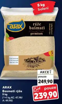 Kaufland ARAX Basmati rýže nabídka