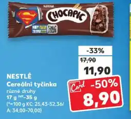 Kaufland NESTLÉ Cereální tyčinka nabídka