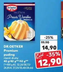 Kaufland DR.OETKER Premium puding nabídka