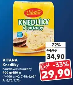 Kaufland VITANA Knedlíky nabídka